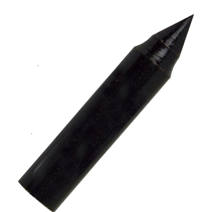 Haller Arrowhead, Black, Steel Tip, for Wooden Arrows